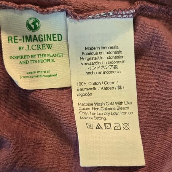 J Crew Vintage Cotton V Neck T Shirt XSMALL - Picture 6 of 6